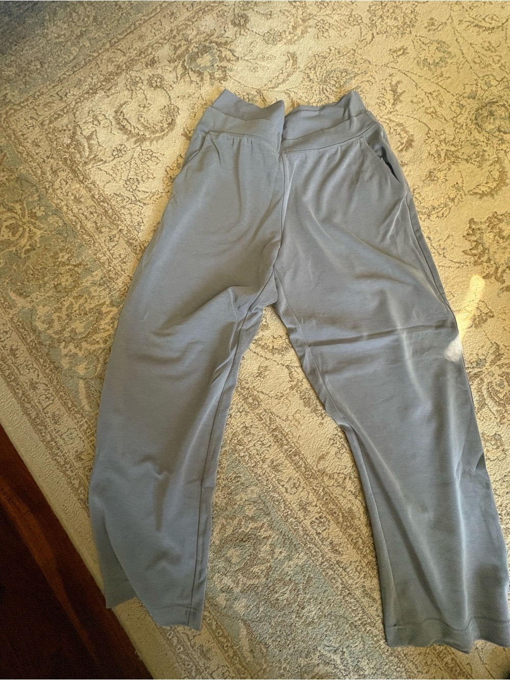 Athleta women’s Jogger Pants in Light Blue